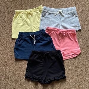 Bundle of 5 Girl Shorts - Size 5T